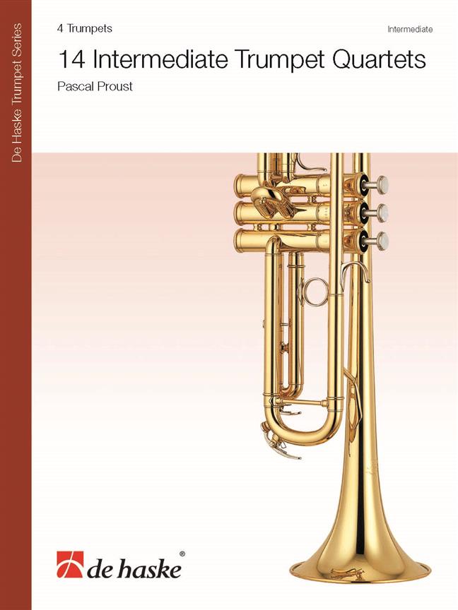 14 Intermediate Trumpet Quartets - pro čtyři trumpety